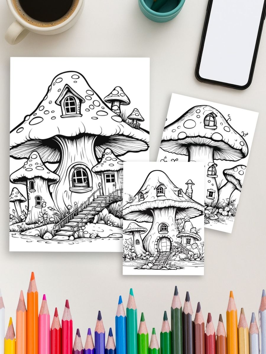Forest Fungi – 224 Whimsical Mushroom Houses - Image 4